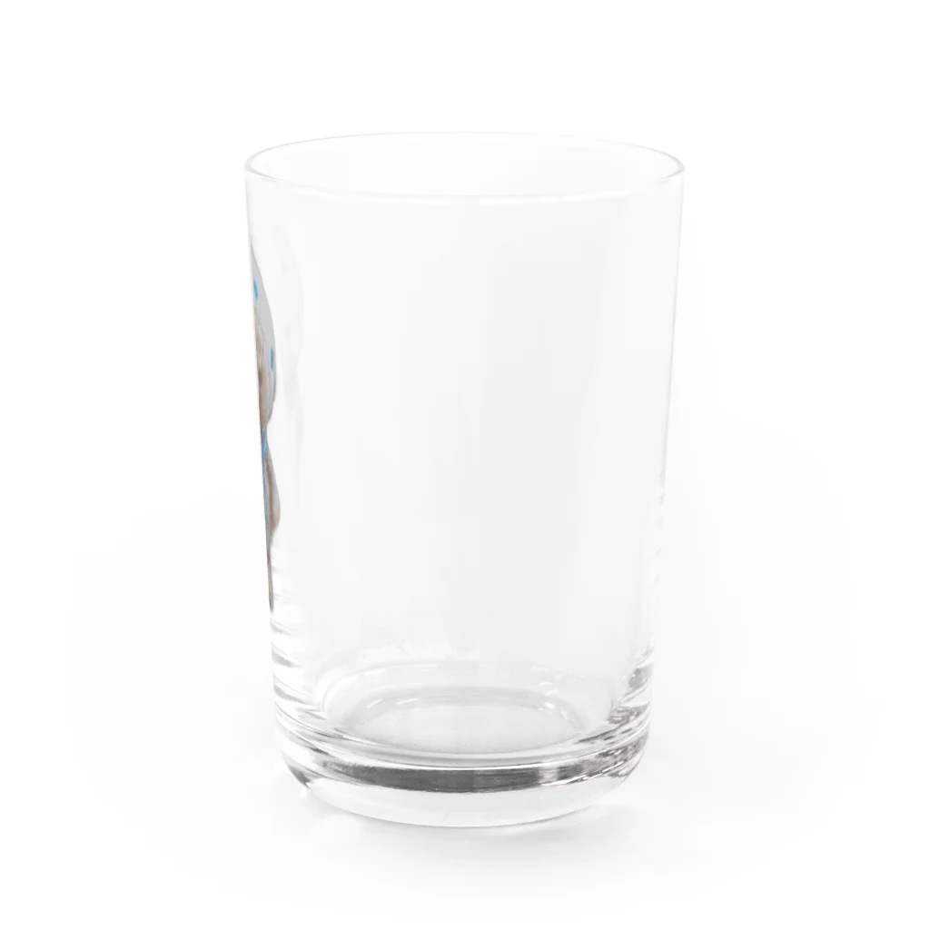 ゆんぴー@豆絞り協会のひとの豆絞りシリーズ Water Glass :right