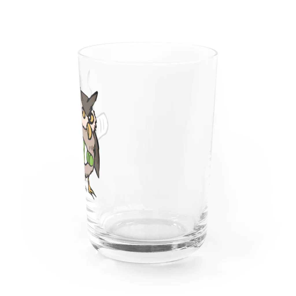 大谷健太の飲み水盗みミミズク Water Glass :right