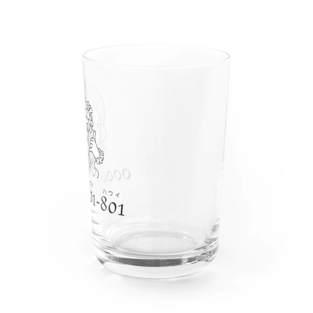 ソーメンズのハワイへお気軽にお電話下さい Water Glass :right