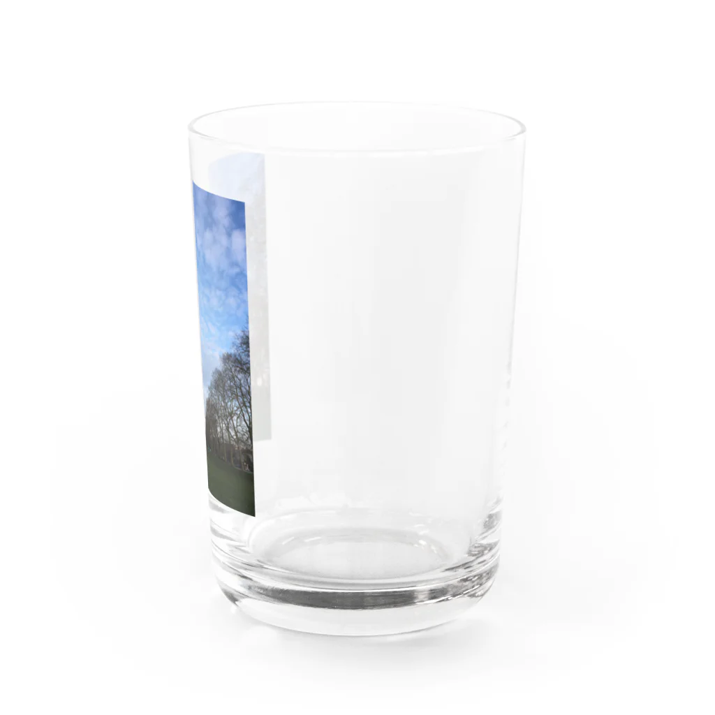 Kumya37の空と並木道 Water Glass :right