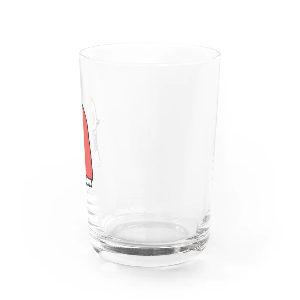 amabie shopの赤いあまびえさん Water Glass :right