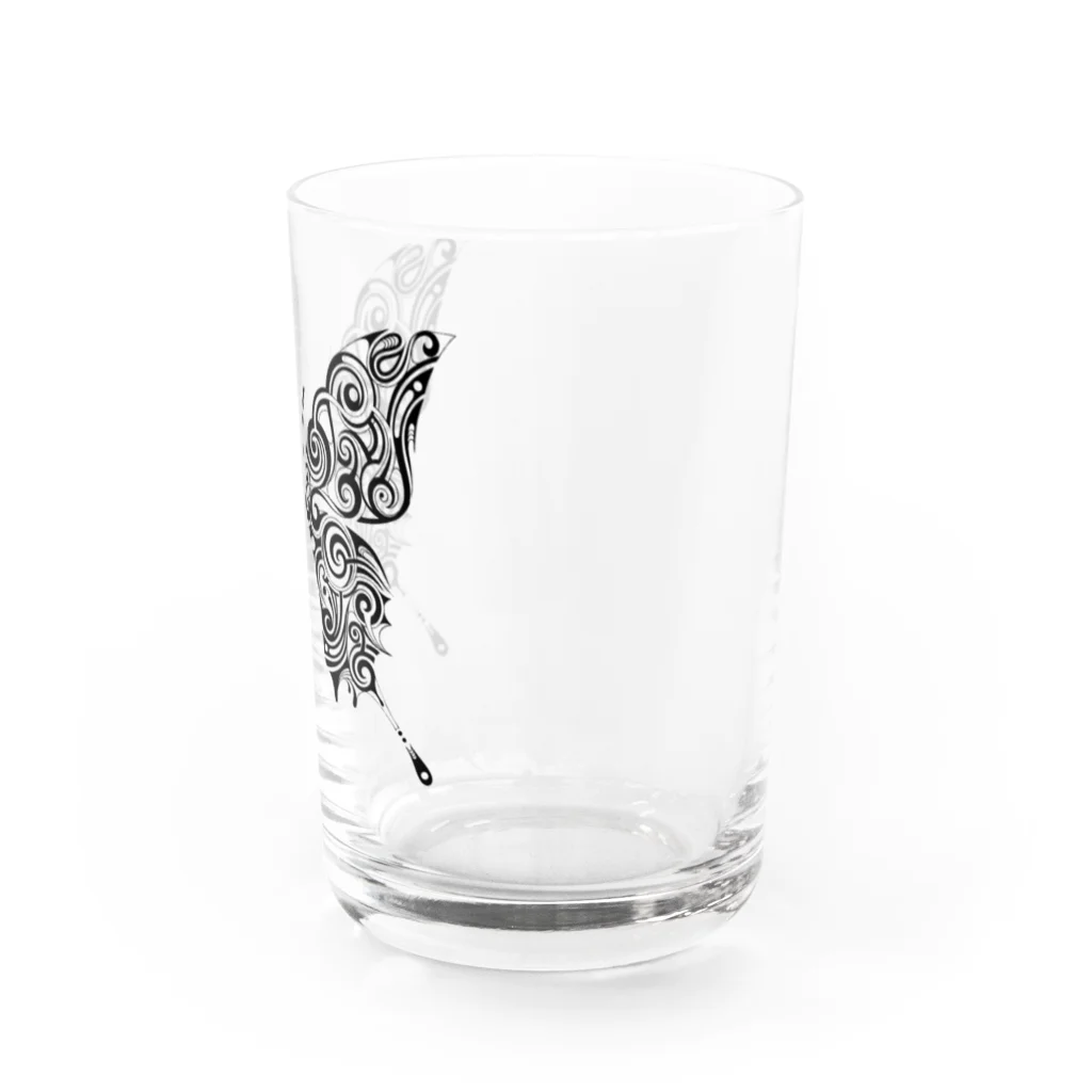 YASのButterfly (Black) Water Glass :right