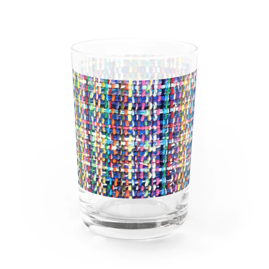 Hana Sungo　はなさんごのHand weaving-Blue2 Water Glass :right