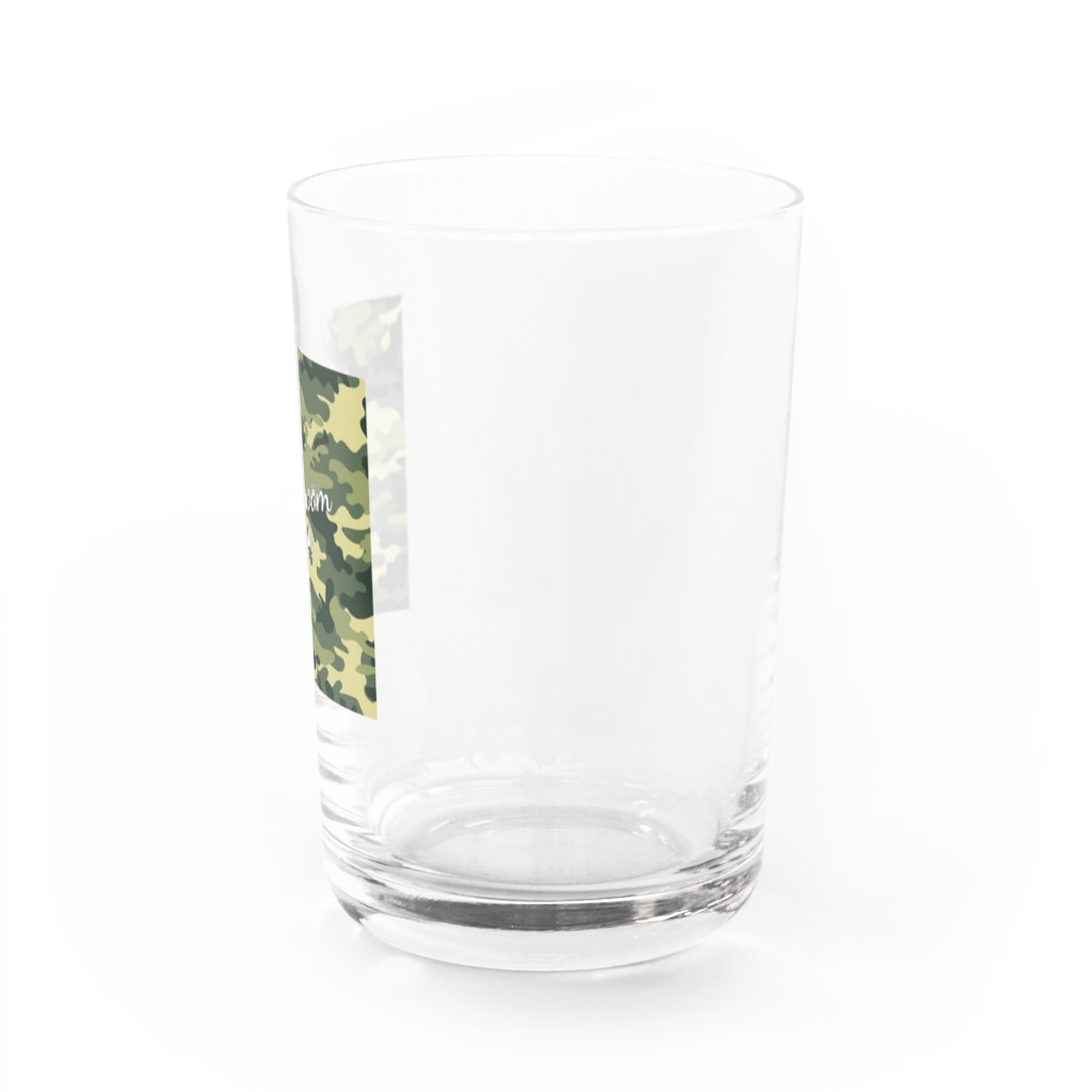 えるるの倉庫のえるる推し迷彩グラス Water Glass :right