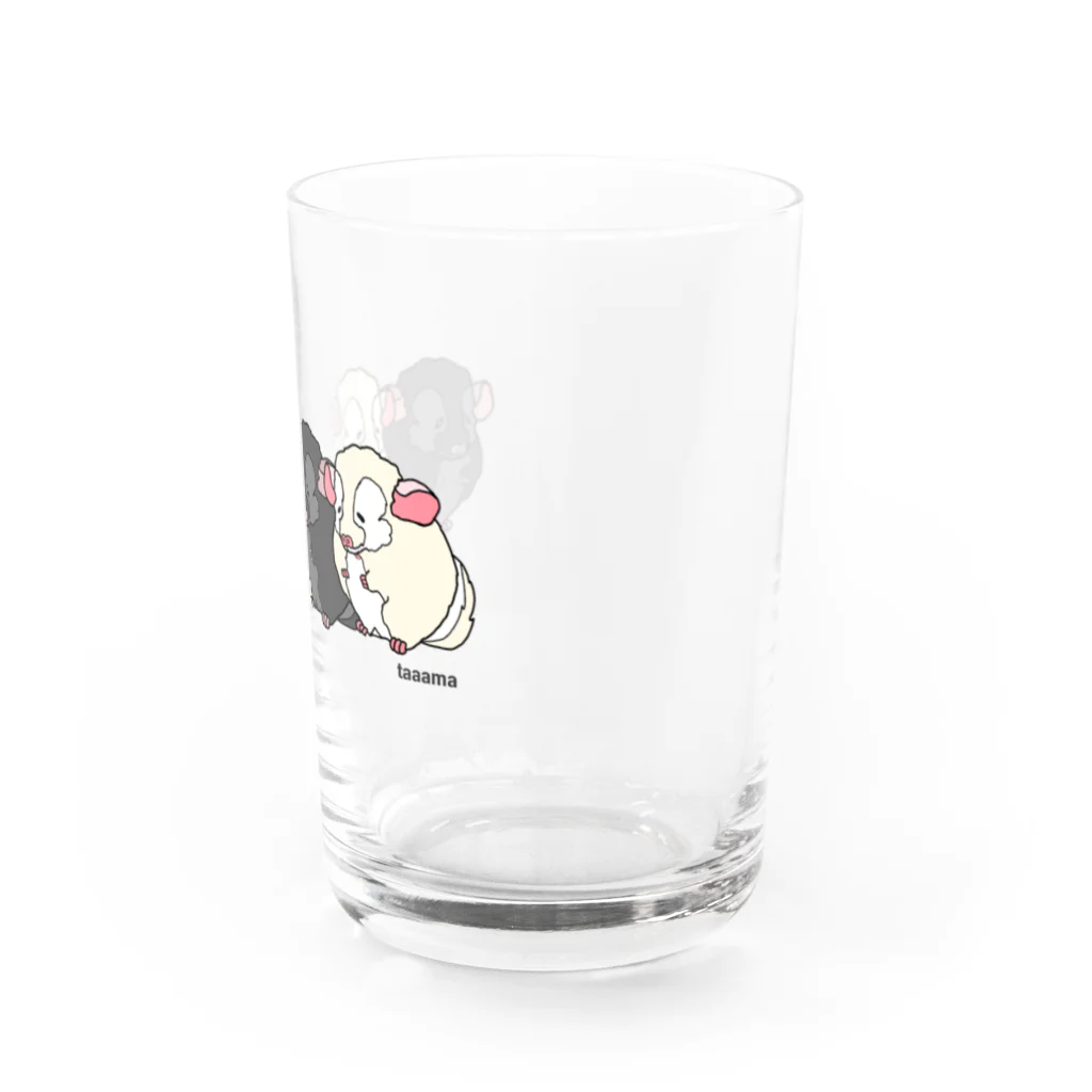 都会のくまねずみくん taaamaのチンチラフレンズ Water Glass :right