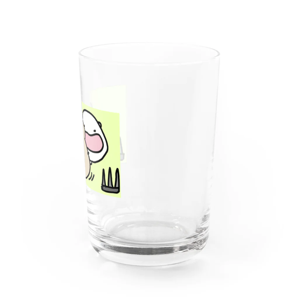 ダイナマイト87ねこ大商会のスリルを楽しむねこです Water Glass :right