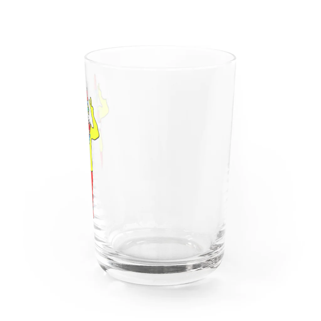 オモロ川だいすけグッズのサーカス川 Water Glass :right