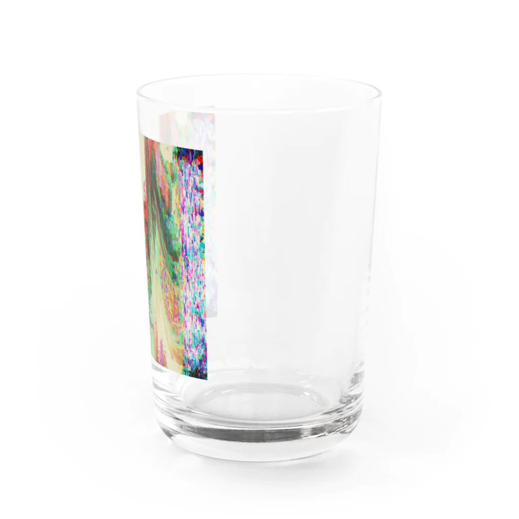 egg Artworks & the cocaine's pixの垂Re:滝 Water Glass :right