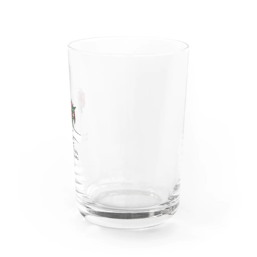 色のflower girl Water Glass :right