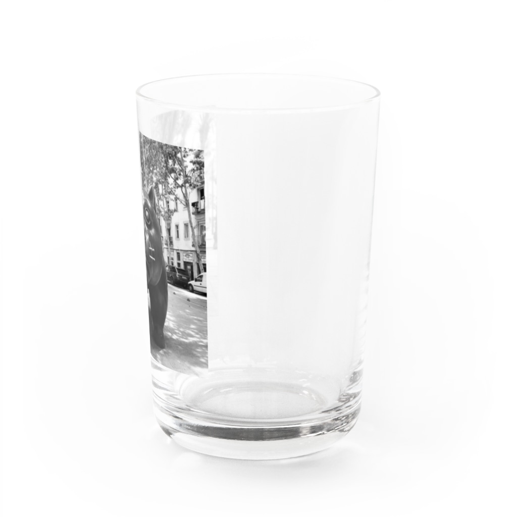 おうちねこのバルセロナのビッグキャット Water Glass :right