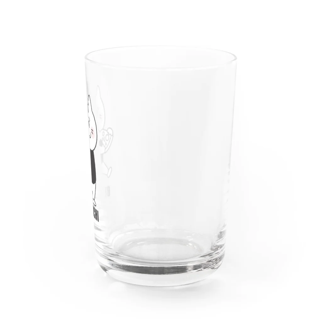 BEERKICHI(ビアキチ)のビアキチくん(ピザ/手描き) グラス Water Glass :right