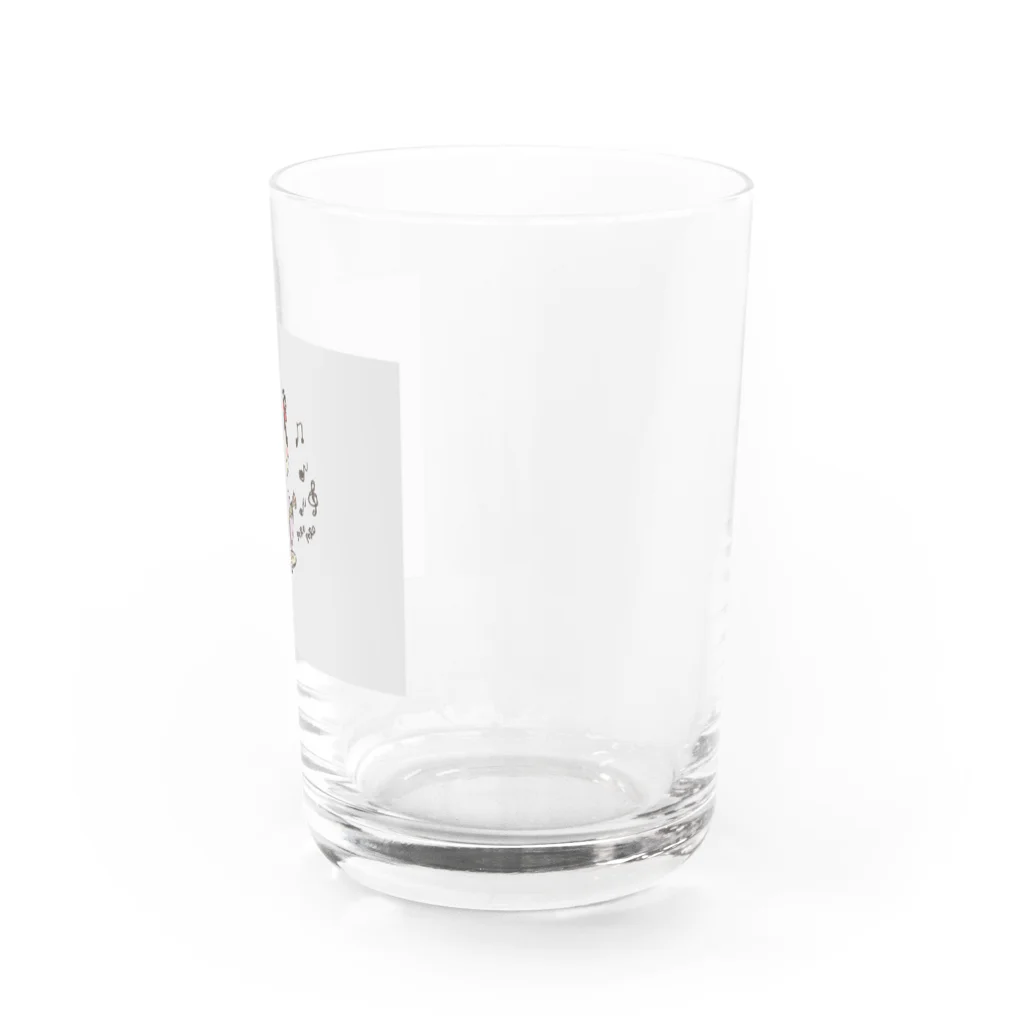 Azuのおうちのウクレレと小さなわたし Water Glass :right