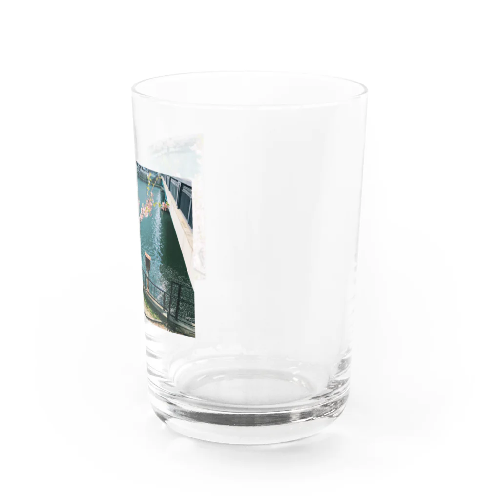 うさぎちゃんアイランドの葉桜天満橋 Water Glass :right