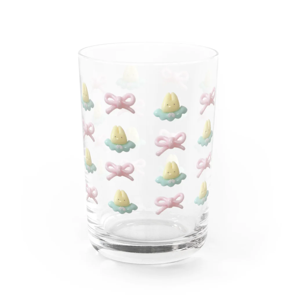 おぱんつうさぎのおぱんつうさぎとおりぼん Water Glass :right