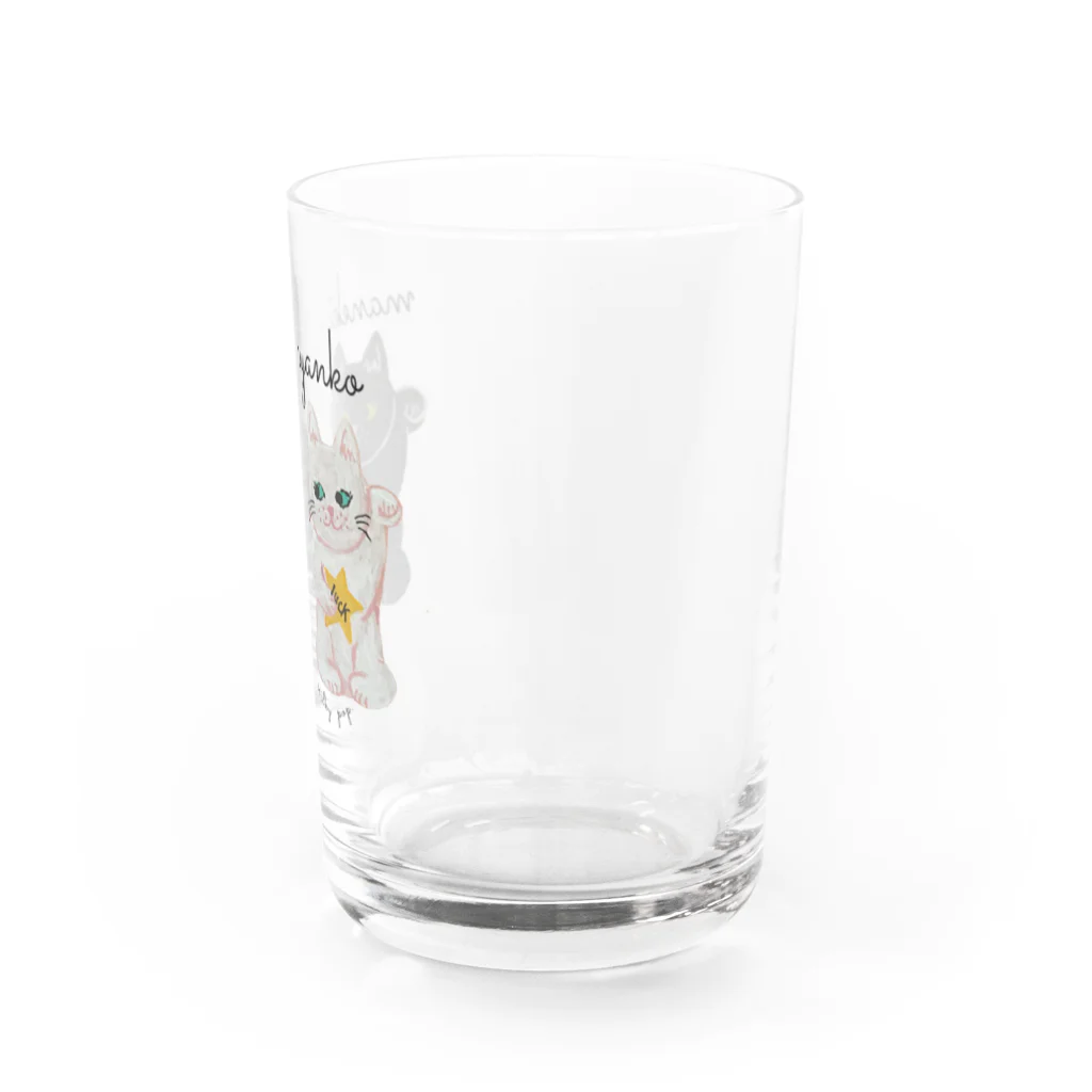 milky pop.のまねきにゃんこ Water Glass :right