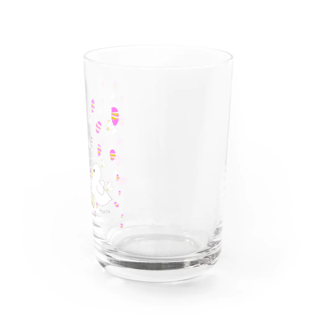 みはやさんのあひるちゃんたち と たまごころころ Water Glass :right