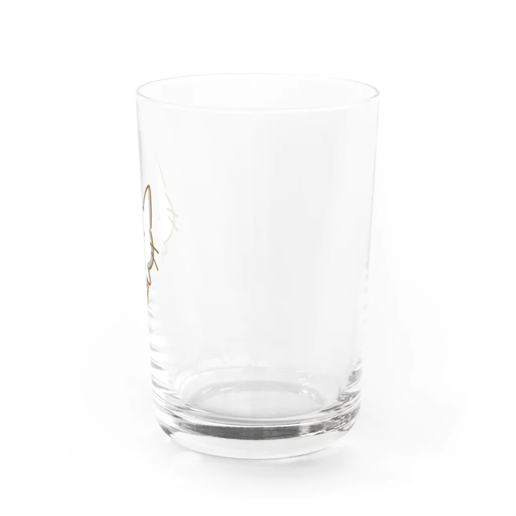 ホットなアイスのとけそうなねこ Water Glass :right