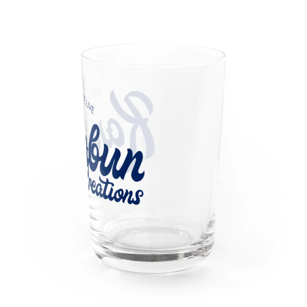 KANABUN CREATIONSのNavy-logo 2020 Water Glass :right