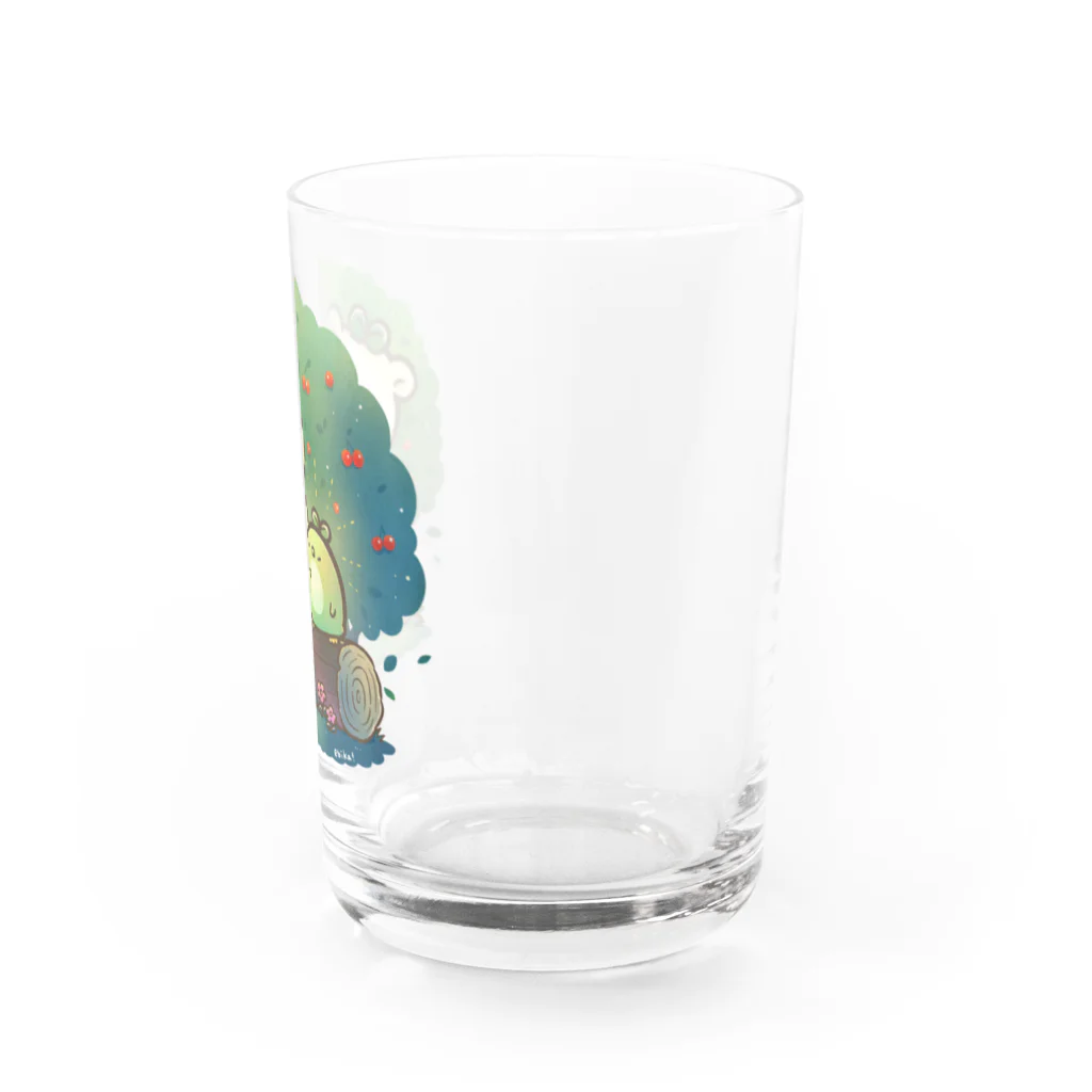 エコペン研究所の森のしろくまとエコペン Water Glass :right