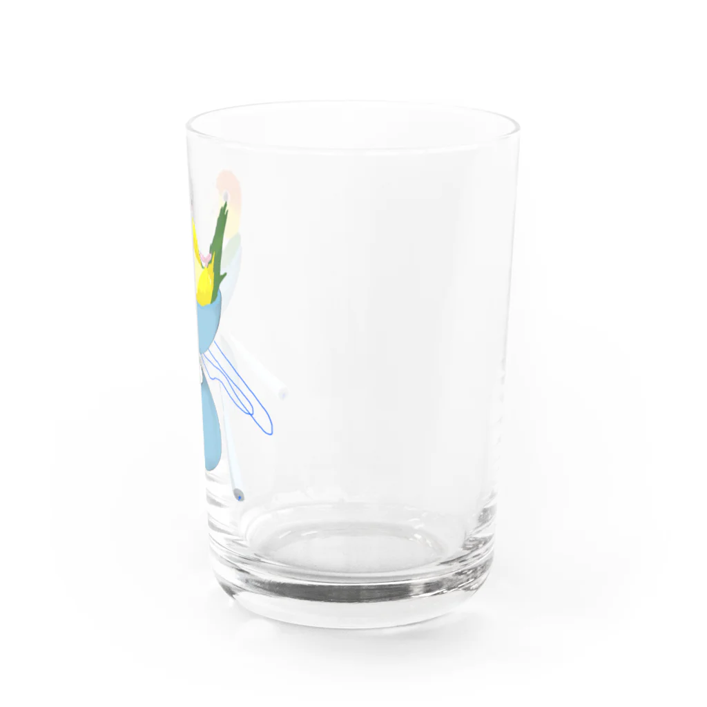 わおさきのシロハラonディア A Water Glass :right