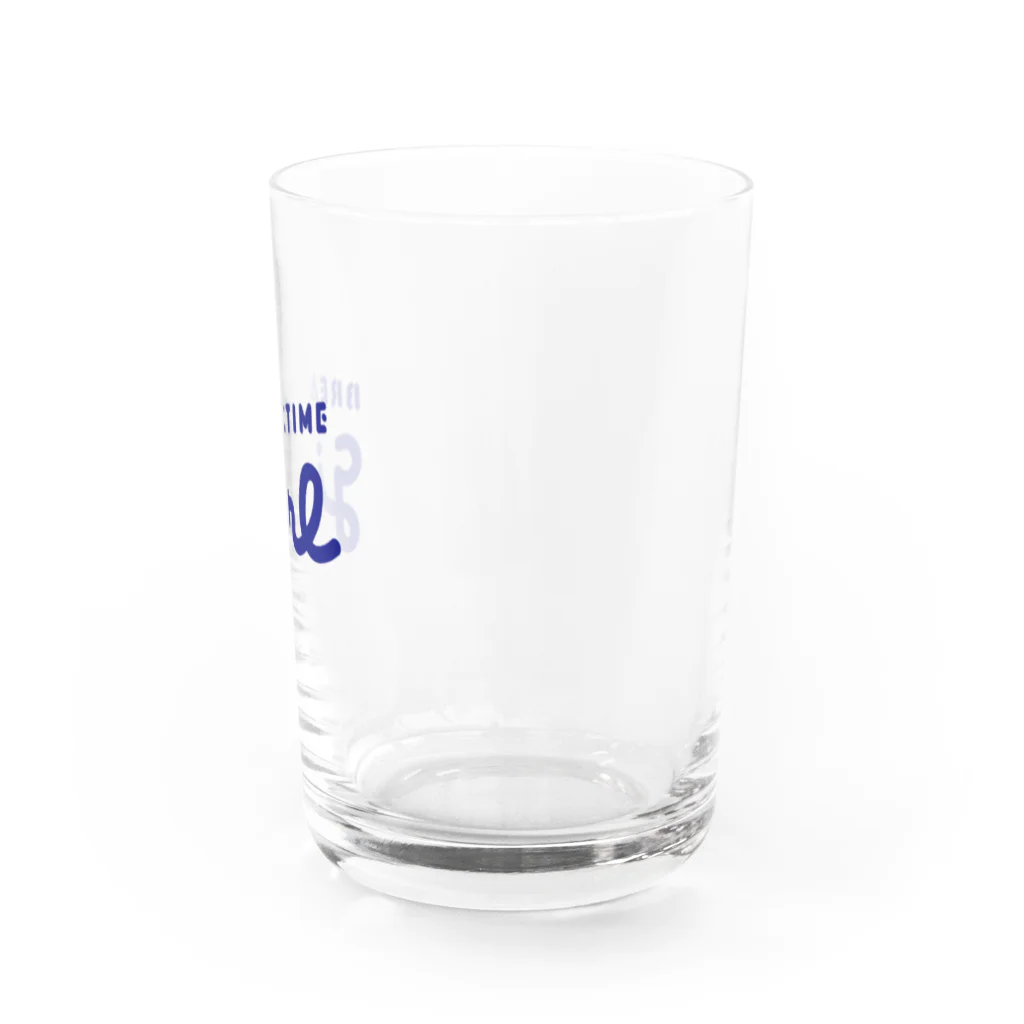 pum shopのブレイクタイム ガ〜ル ロゴ Water Glass :right