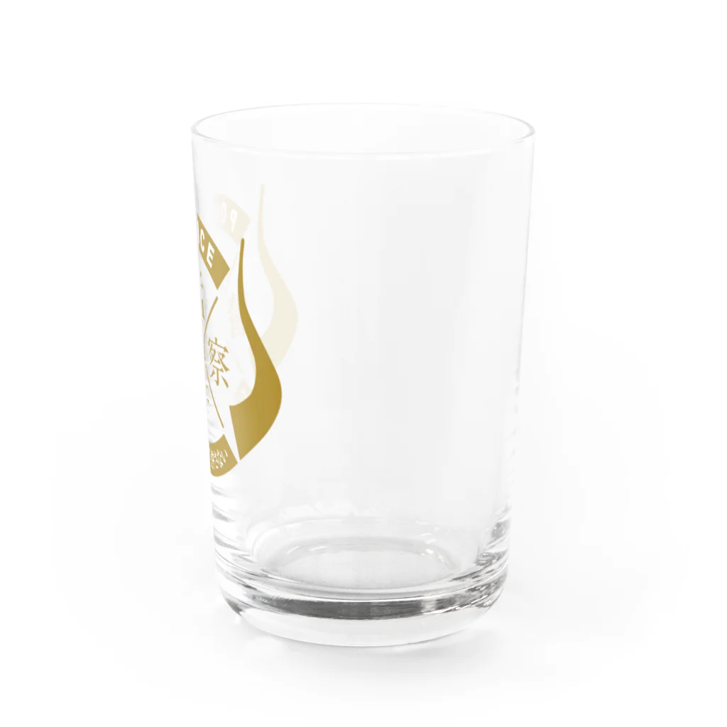 BASEBALL LOVERS CLOTHINGの「猛牛警察」 Water Glass :right