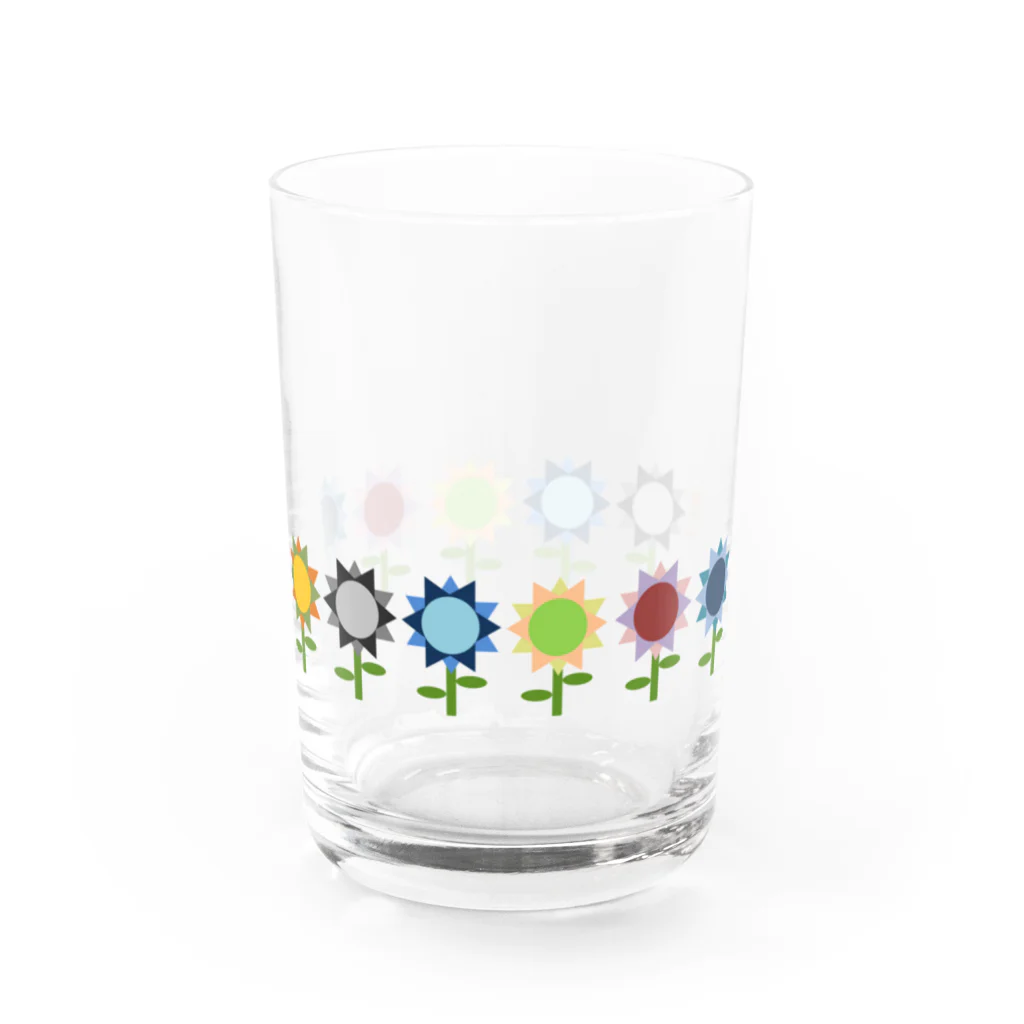 うさぎのきた道&のお花たちB Water Glass :right