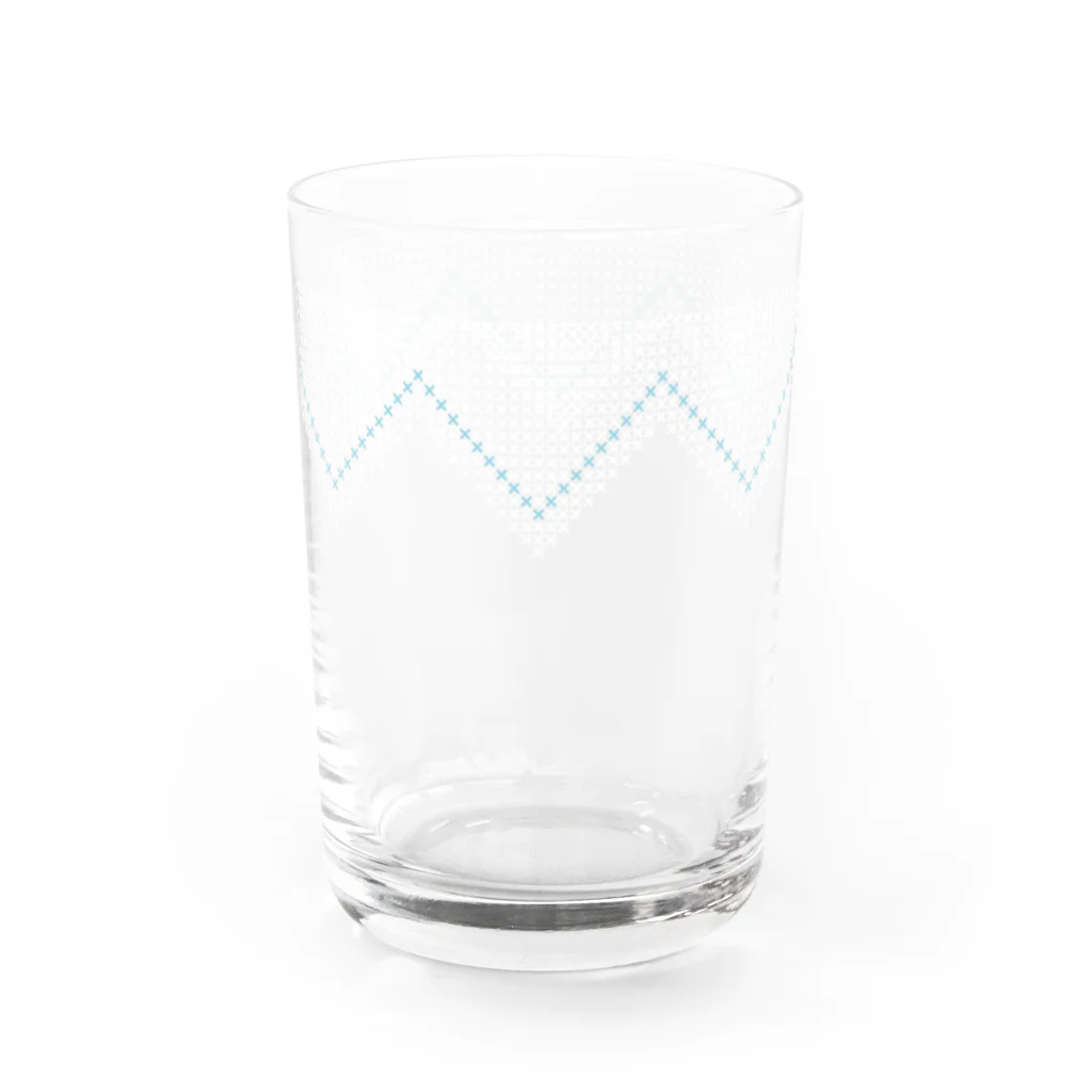 水兵リーベのステッチ白 Water Glass :right