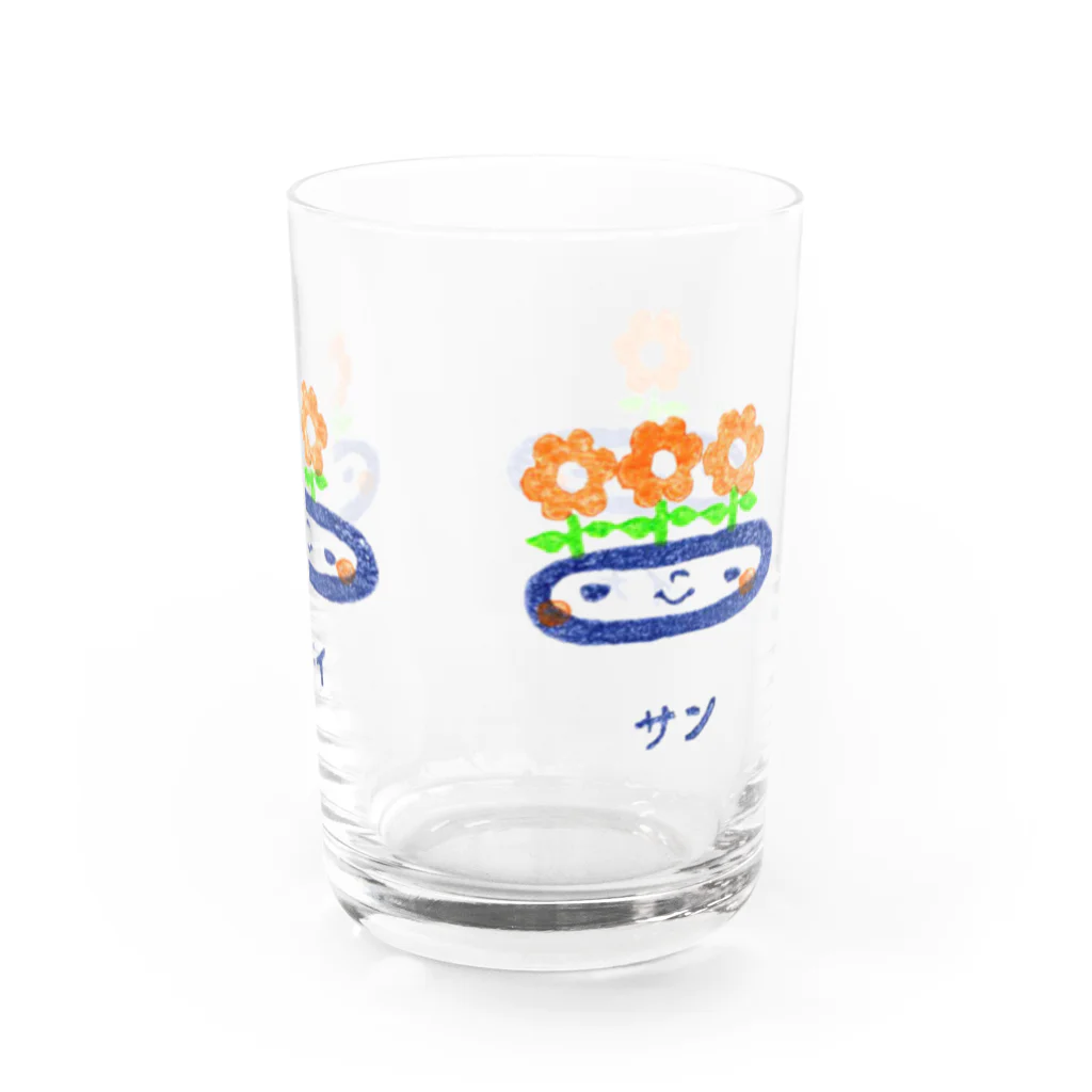 もこもこぐんぐんのイチニイサン Water Glass :right