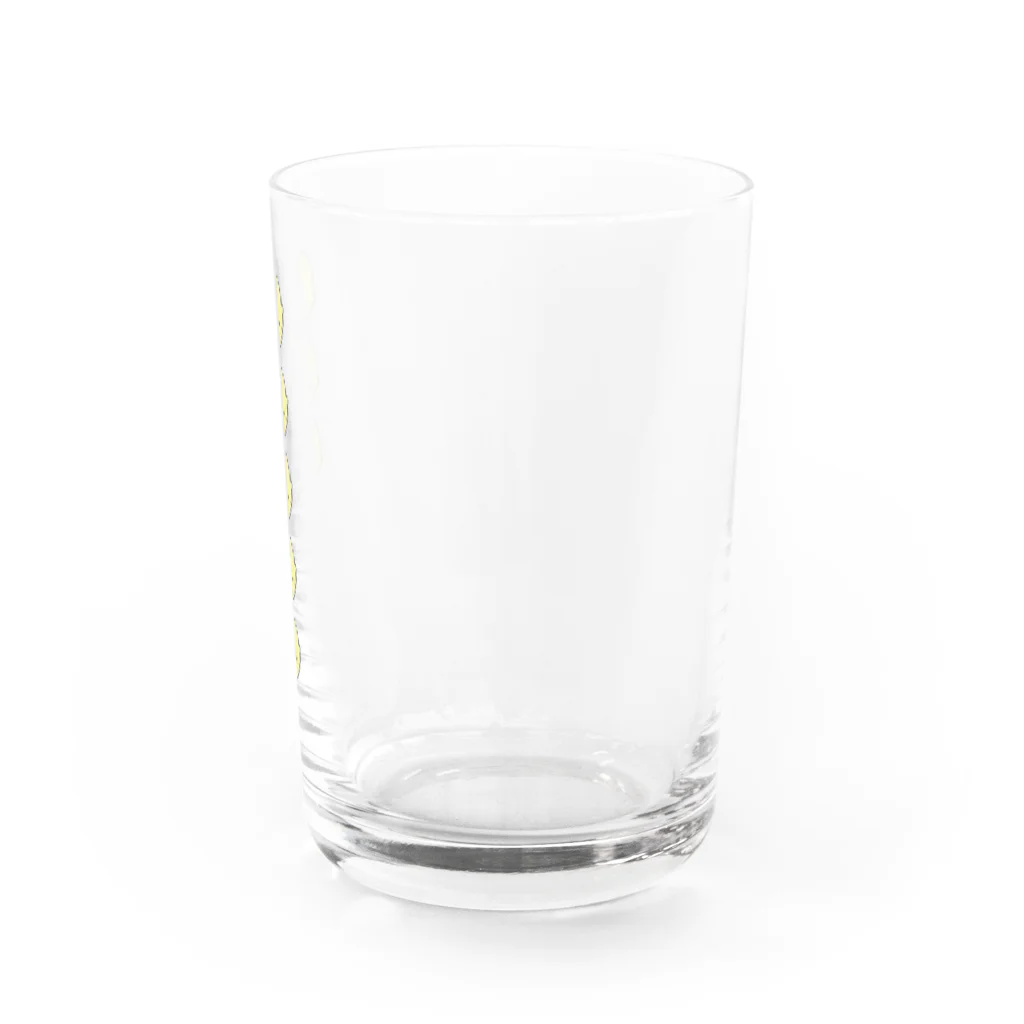 N子の絵日記のレモン5個。 Water Glass :right