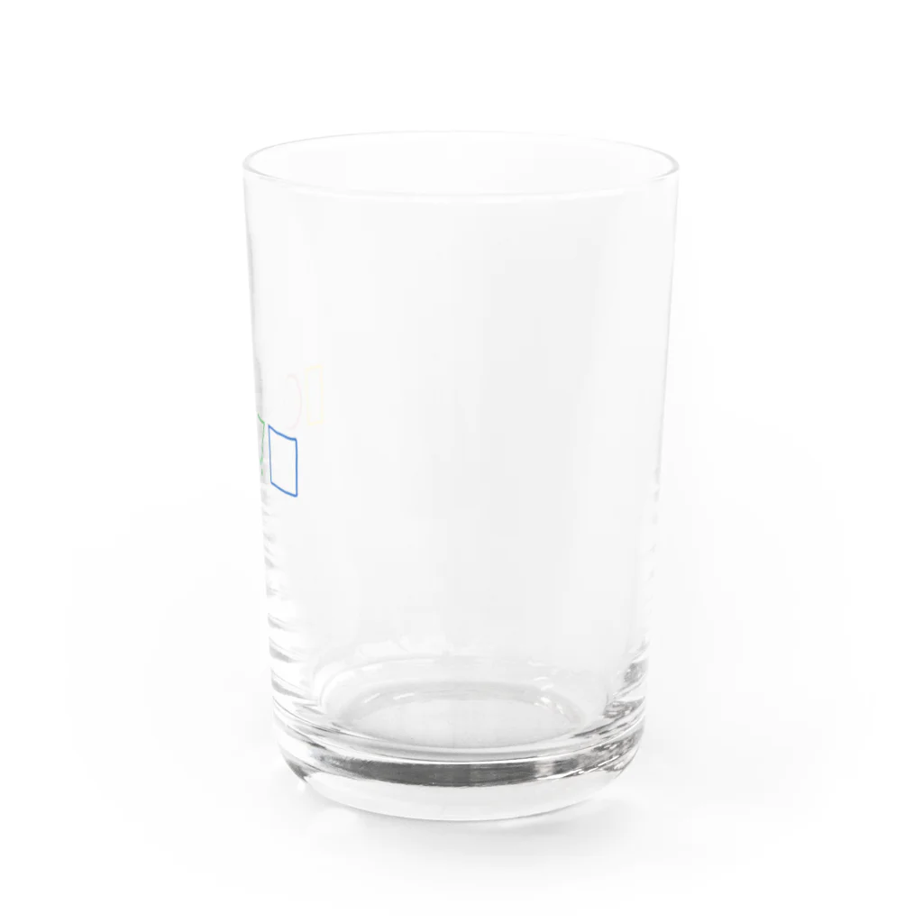 ManiManiのLOVE(透明) Water Glass :right