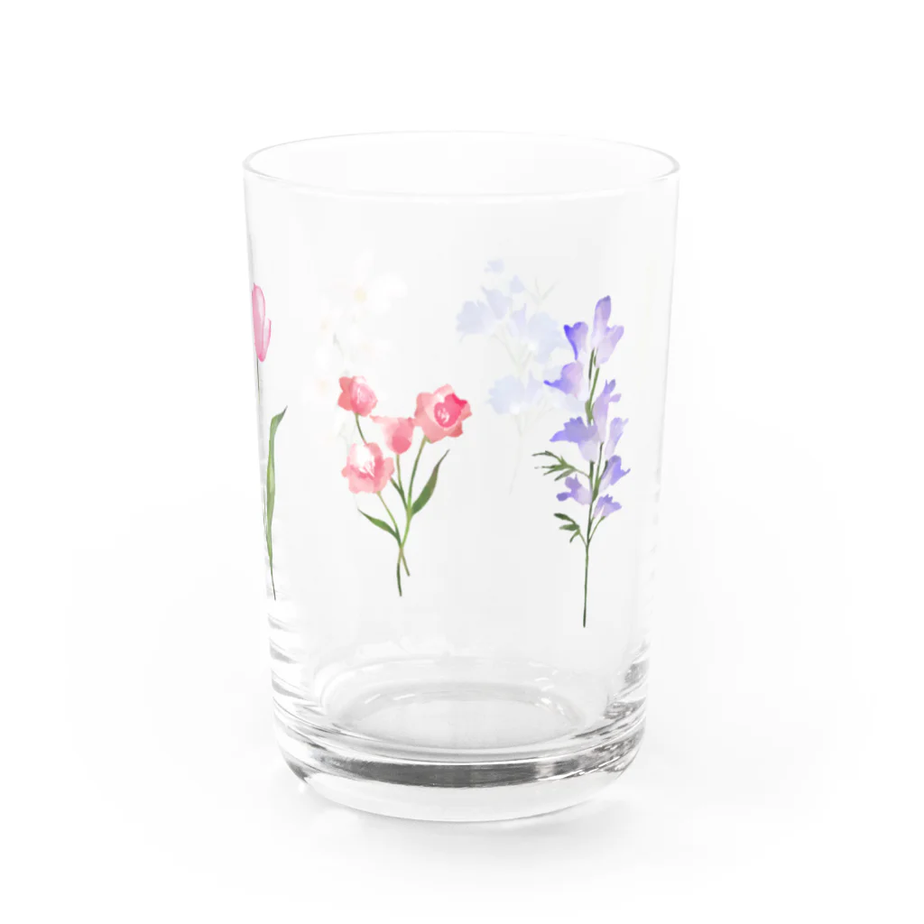 hugのフラワーグラス Water Glass :right