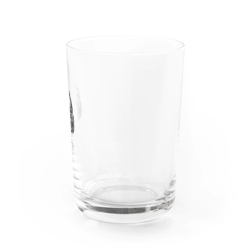 せこなおのBABY YETI　ワンポイントイラスト Water Glass :right