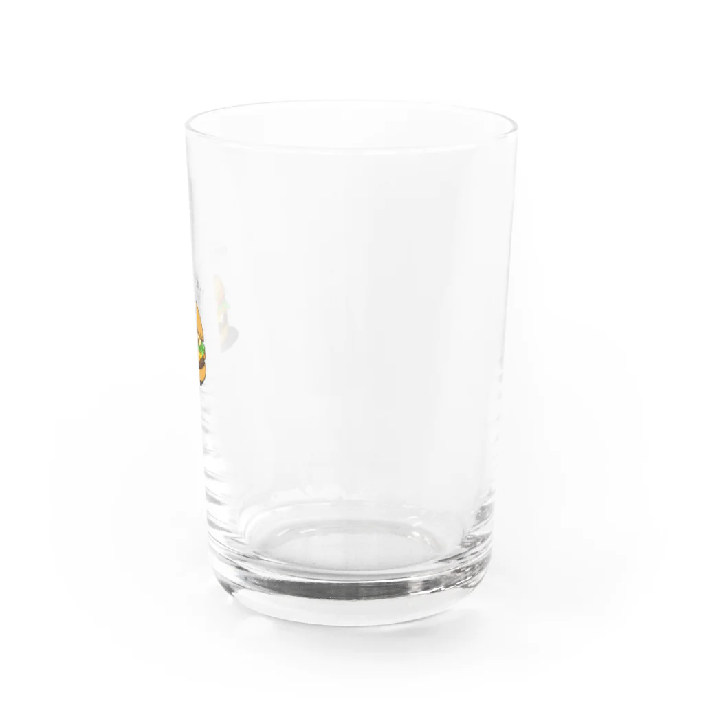 AYshopのチーズバーガー Water Glass :right