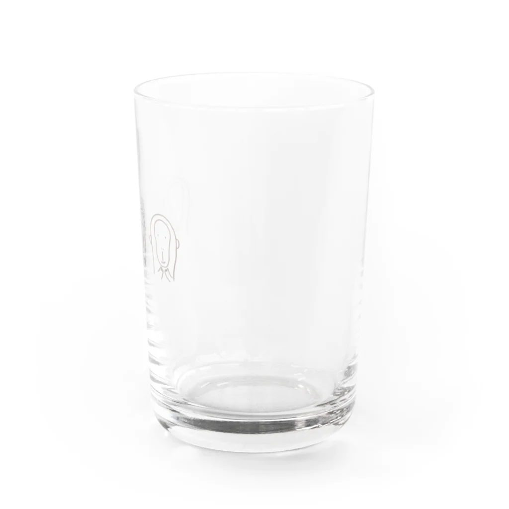 yumegokochiの3monkeys Water Glass :right