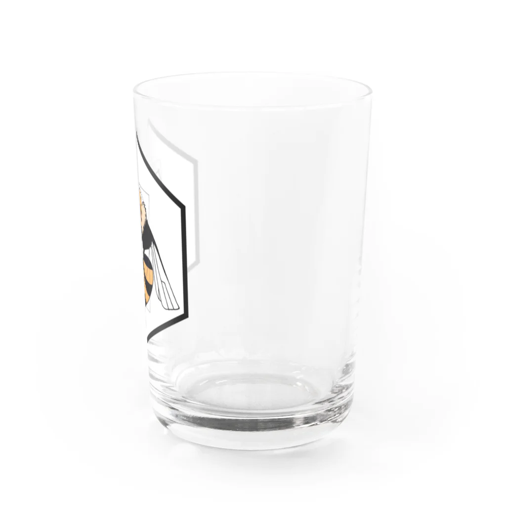 𝙽𝚘 𝚁𝚘𝚜𝚎 𝚆𝚒𝚝𝚑𝚘𝚞𝚝 𝙰 𝚃𝚑𝚘𝚛𝚗.の蜜蜂ちゃん Water Glass :right