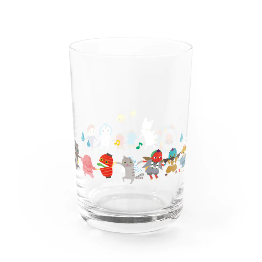 おばけ商店のおばけグラス＜妖怪ラインダンス弐＞ Water Glass :right