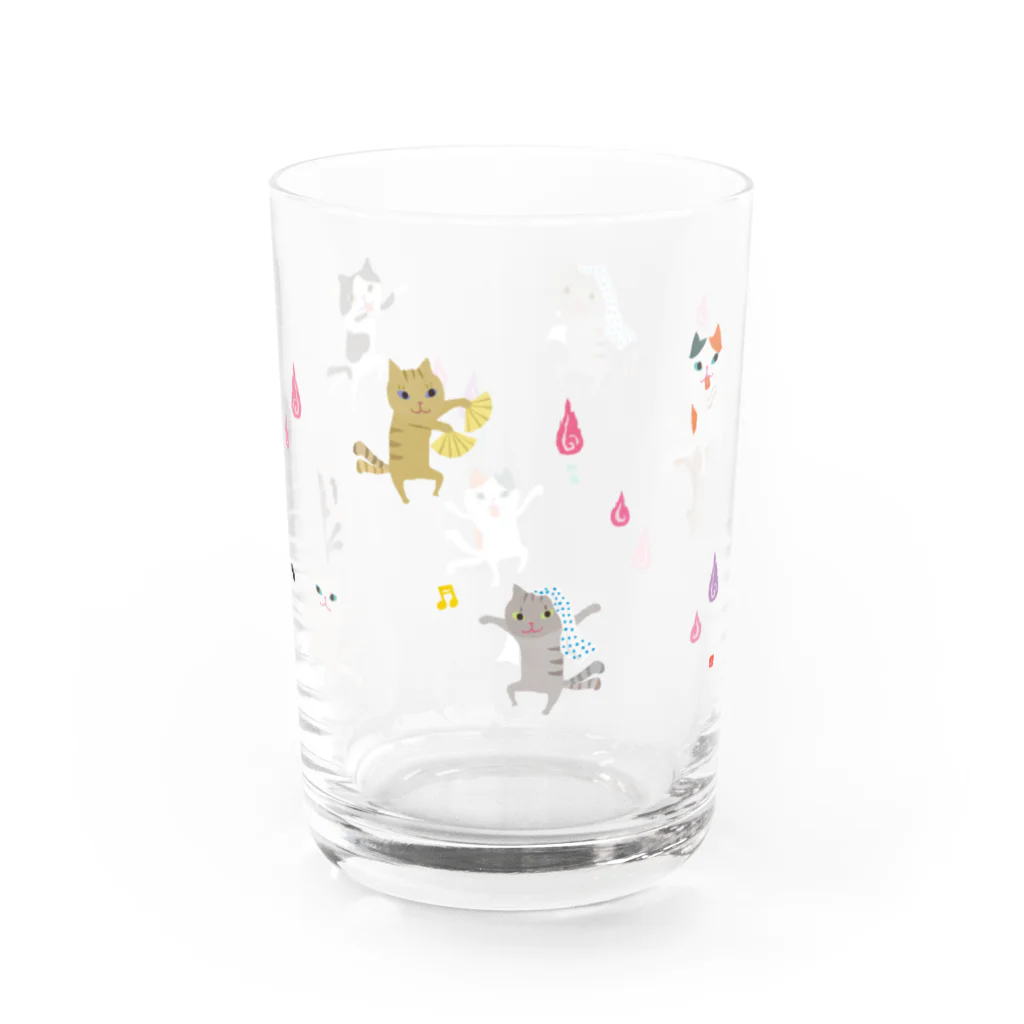 おばけ商店のおばけグラス＜踊る猫又＞ Water Glass :right