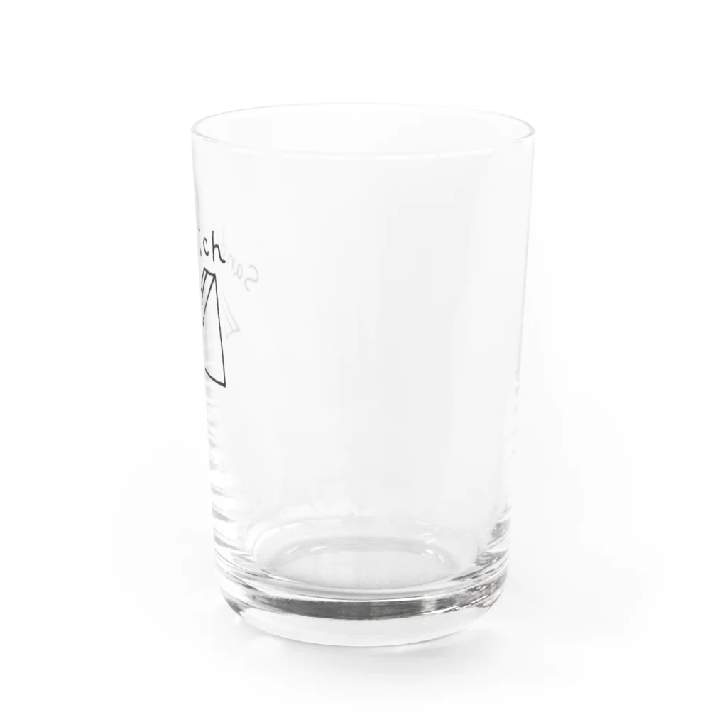 はみをの【薄い色用】パン派 Water Glass :right