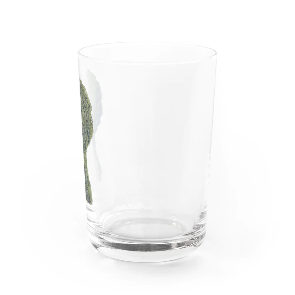 安里アンリの古墳グッズ屋さんの箸墓古墳（シンプルver.) Water Glass :right