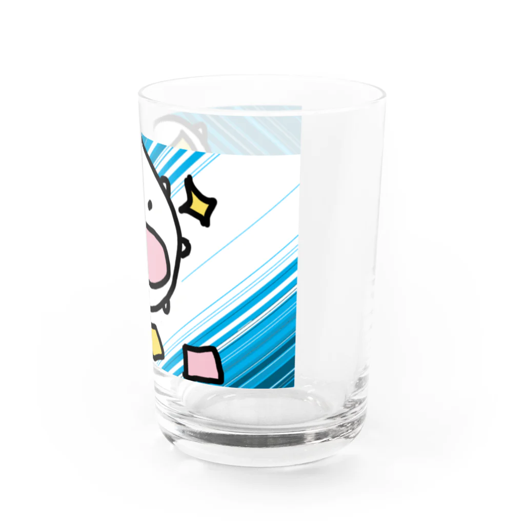 ダイナマイト87ねこ大商会のふりかけの小袋でデュエルするねこです Water Glass :right