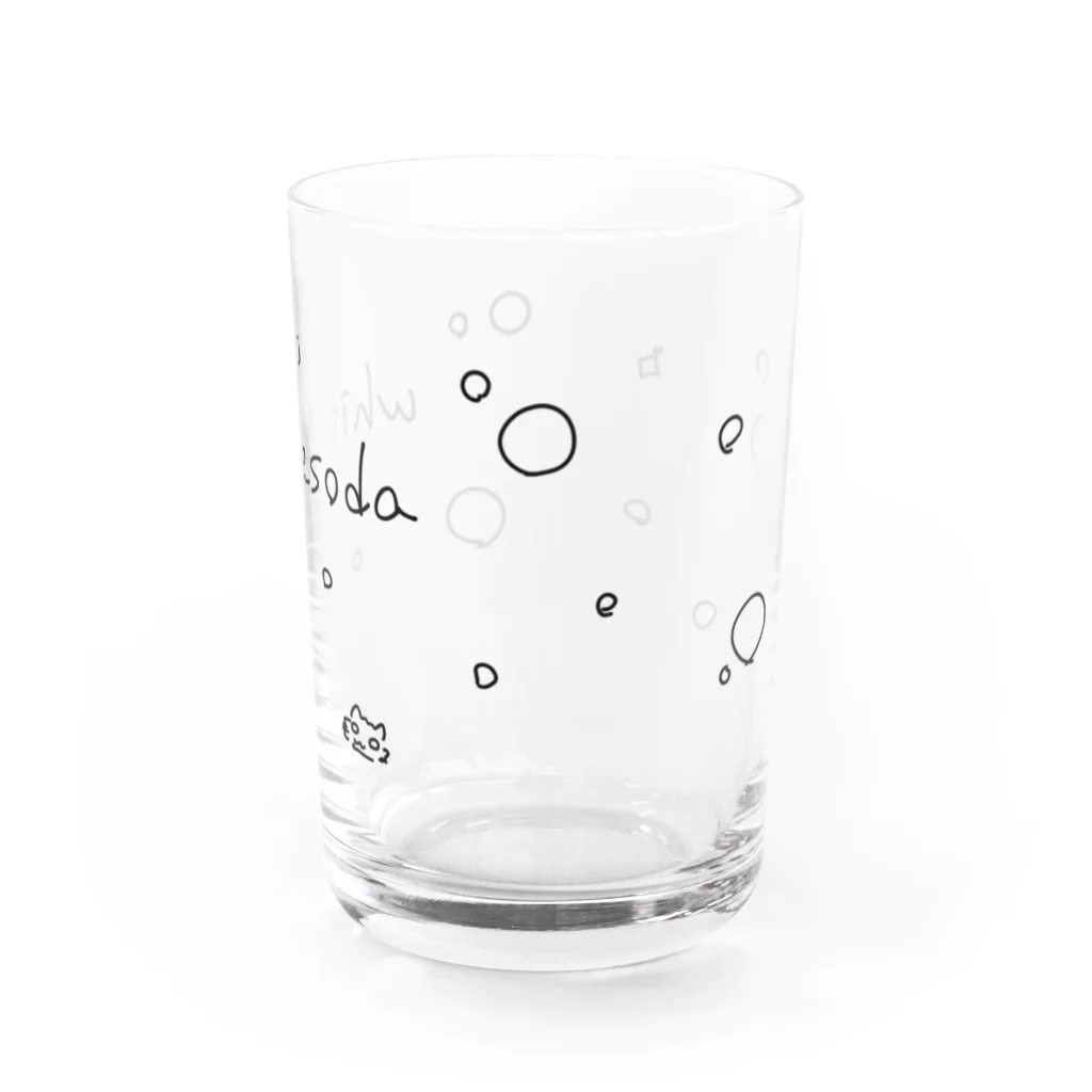 white sodaのwhitesoda_bk Water Glass :right