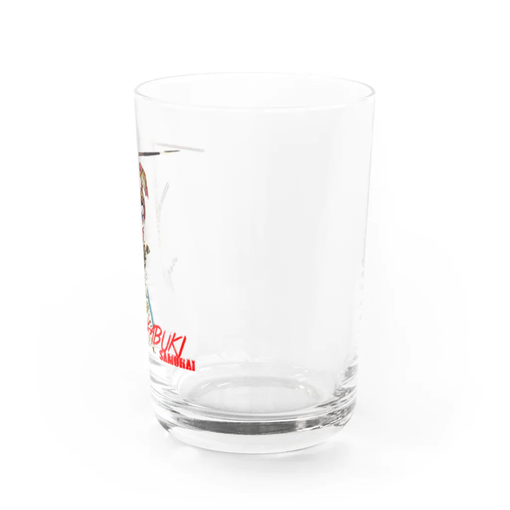 Rock catのKABUKI SAMURAI Water Glass :right