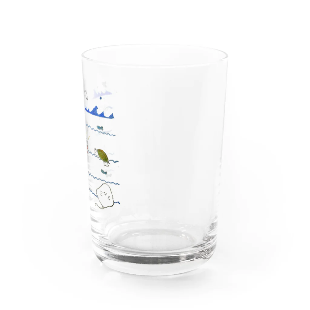 愛子の海の中 Water Glass :right