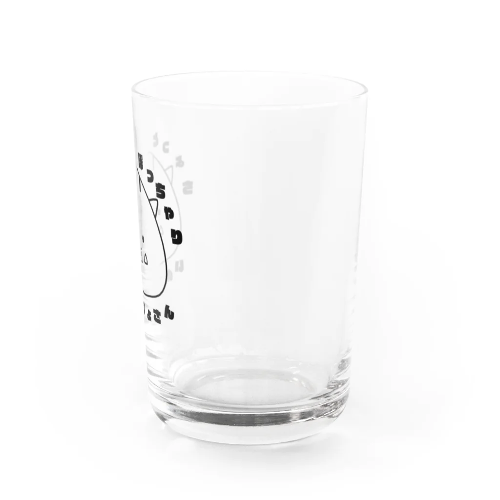 いのしし茶屋のちょっとぽっちゃり"いのっちょさん" Water Glass :right