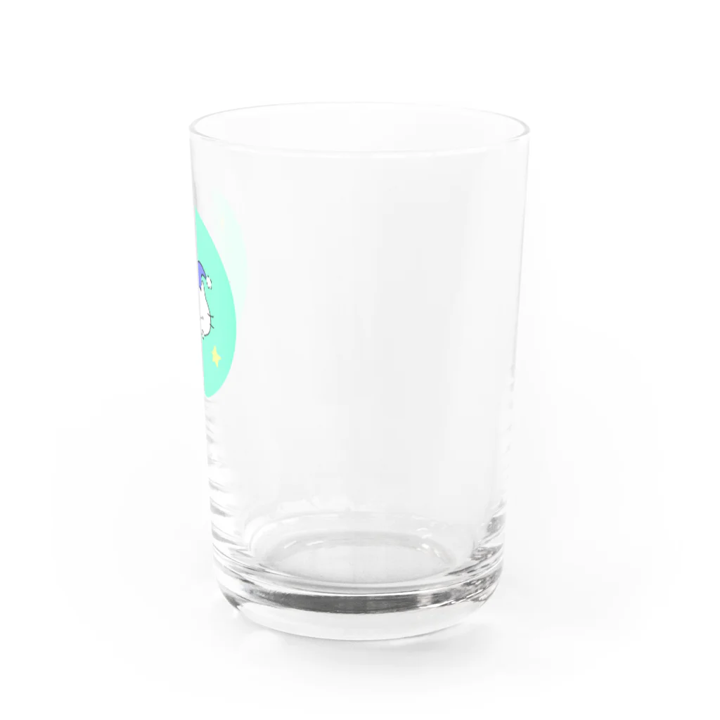 nyanko_のおやすみにゃんこ Water Glass :right