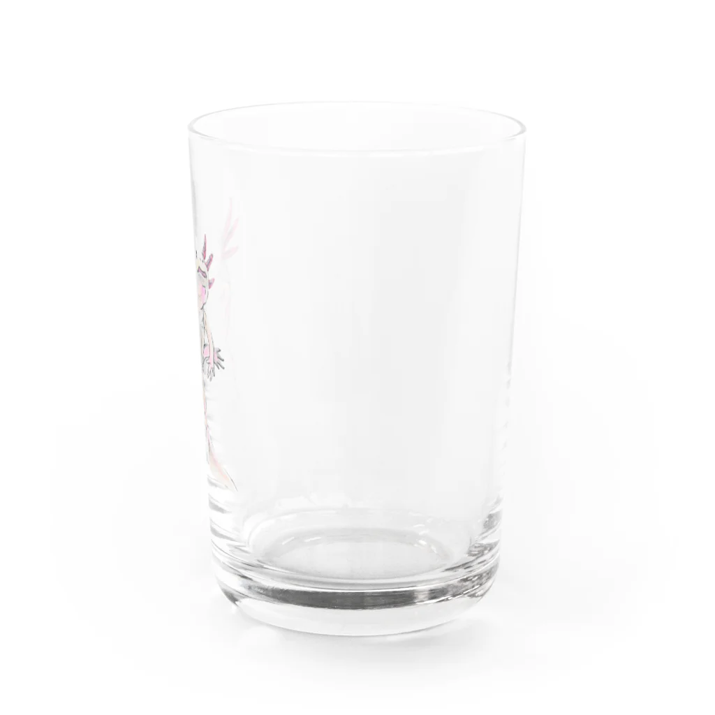 MasakiRockのウーパールーパー Water Glass :right