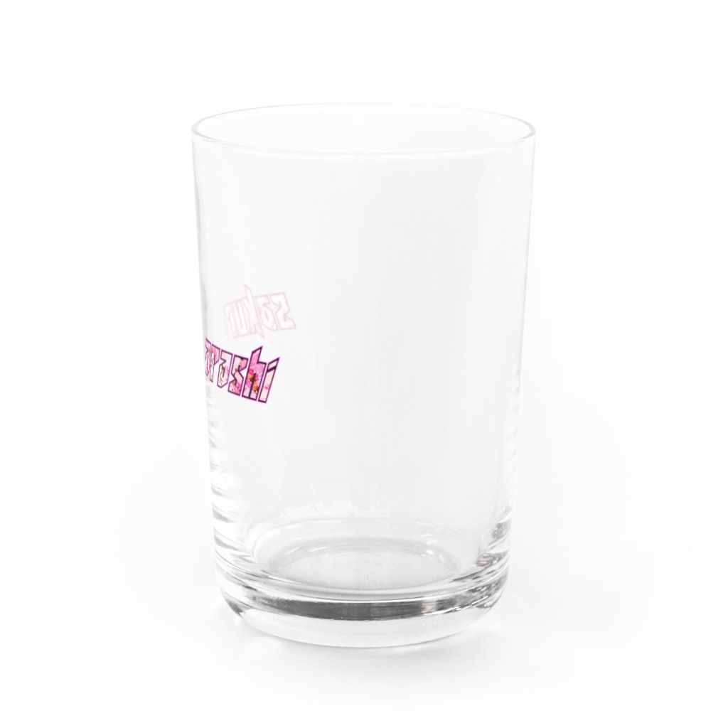 桜嵐の部屋の桜嵐グッズ（英字） Water Glass :right