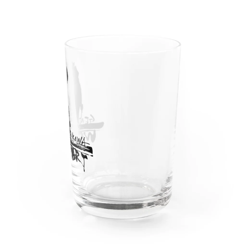 ウォーターアート®︎ 堀川玄太のロゴ入り Water Glass :right