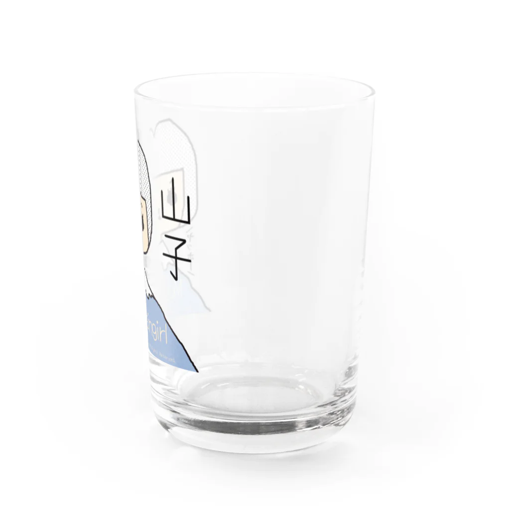 7030ナオミオ百貨の山子-名前入り- Water Glass :right